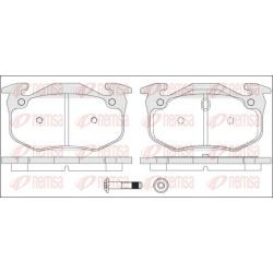 Stabdžių trinkelių rinkinys, diskinis stabdys REMSA 0144.70