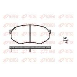 Stabdžių trinkelių rinkinys, diskinis stabdys REMSA 0148.14