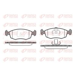 Stabdžių trinkelių rinkinys, diskinis stabdys REMSA 0172.10