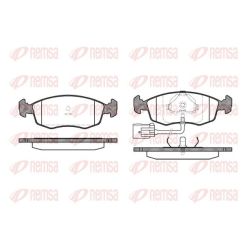 Stabdžių trinkelių rinkinys, diskinis stabdys REMSA 0172.22