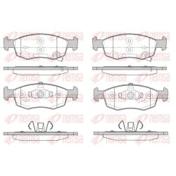 Stabdžių trinkelių rinkinys, diskinis stabdys REMSA 0172.34