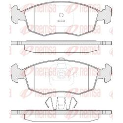 Stabdžių trinkelių rinkinys, diskinis stabdys REMSA 0172.35
