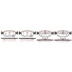 Stabdžių trinkelių rinkinys, diskinis stabdys REMSA 0172.50