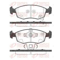 Stabdžių trinkelių rinkinys, diskinis stabdys REMSA 0172.72