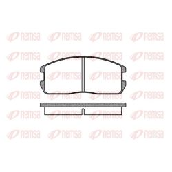 Stabdžių trinkelių rinkinys, diskinis stabdys REMSA 0175.00