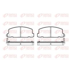 Stabdžių trinkelių rinkinys, diskinis stabdys REMSA 0181.04