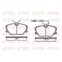 Stabdžių trinkelių rinkinys, diskinis stabdys REMSA 0189.02