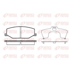 Stabdžių trinkelių rinkinys, diskinis stabdys REMSA 0190.10