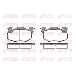 Stabdžių trinkelių rinkinys, diskinis stabdys REMSA 0192.10