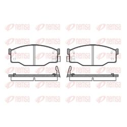 Stabdžių trinkelių rinkinys, diskinis stabdys REMSA 0195.14