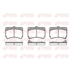 Stabdžių trinkelių rinkinys, diskinis stabdys REMSA 0212.12