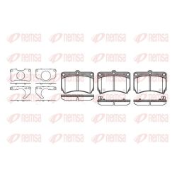 Stabdžių trinkelių rinkinys, diskinis stabdys REMSA 0212.32