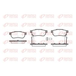 Stabdžių trinkelių rinkinys, diskinis stabdys REMSA 0233.02