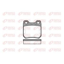 Stabdžių trinkelių rinkinys, diskinis stabdys REMSA 0239.10