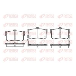 Stabdžių trinkelių rinkinys, diskinis stabdys REMSA 0242.02