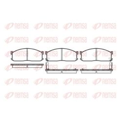 Stabdžių trinkelių rinkinys, diskinis stabdys REMSA 0244.02