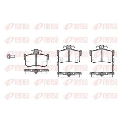 Stabdžių trinkelių rinkinys, diskinis stabdys REMSA 0251.12