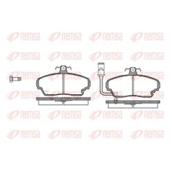 Stabdžių trinkelių rinkinys, diskinis stabdys REMSA 0252.01