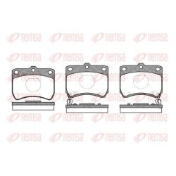 Stabdžių trinkelių rinkinys, diskinis stabdys REMSA 0271.02