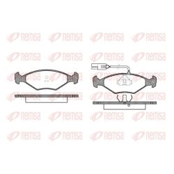 Stabdžių trinkelių rinkinys, diskinis stabdys REMSA 0281.02