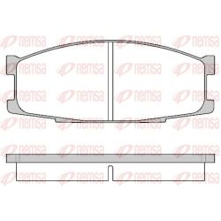 Stabdžių trinkelių rinkinys, diskinis stabdys REMSA 0283.00
