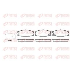 Stabdžių trinkelių rinkinys, diskinis stabdys REMSA 0283.10