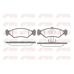 Stabdžių trinkelių rinkinys, diskinis stabdys REMSA 0285.20