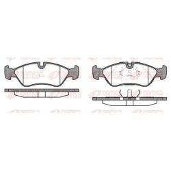 Stabdžių trinkelių rinkinys, diskinis stabdys REMSA 0286.10
