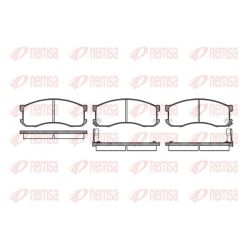 Stabdžių trinkelių rinkinys, diskinis stabdys REMSA 0313.02