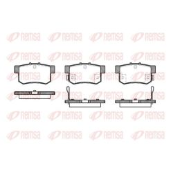 Stabdžių trinkelių rinkinys, diskinis stabdys REMSA 0325.22