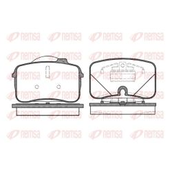 Stabdžių trinkelių rinkinys, diskinis stabdys REMSA 0328.00