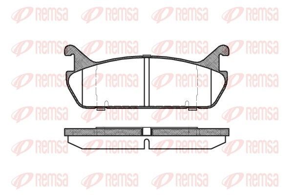 Stabdžių trinkelių rinkinys, diskinis stabdys REMSA 0329.00