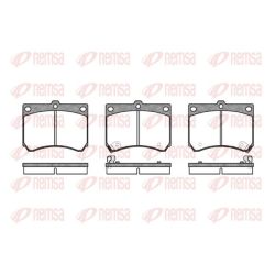 Stabdžių trinkelių rinkinys, diskinis stabdys REMSA 0333.02