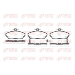 Stabdžių trinkelių rinkinys, diskinis stabdys REMSA 0337.02