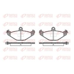 Stabdžių trinkelių rinkinys, diskinis stabdys REMSA 0345.10