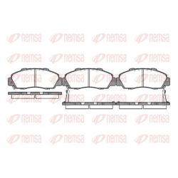 Stabdžių trinkelių rinkinys, diskinis stabdys REMSA 0351.02