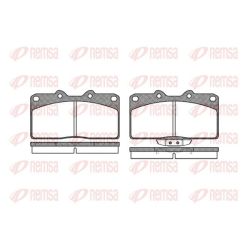 Stabdžių trinkelių rinkinys, diskinis stabdys REMSA 0355.02