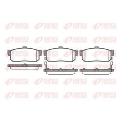 Stabdžių trinkelių rinkinys, diskinis stabdys REMSA 0366.22