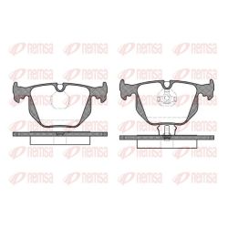 Stabdžių trinkelių rinkinys, diskinis stabdys REMSA 0381.00