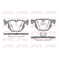 Stabdžių trinkelių rinkinys, diskinis stabdys REMSA 0381.40