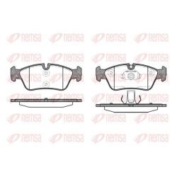 Stabdžių trinkelių rinkinys, diskinis stabdys REMSA 0384.40