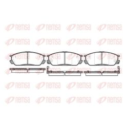 Stabdžių trinkelių rinkinys, diskinis stabdys REMSA 0398.02