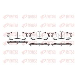 Stabdžių trinkelių rinkinys, diskinis stabdys REMSA 0415.52