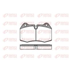 Stabdžių trinkelių rinkinys, diskinis stabdys REMSA 0441.00