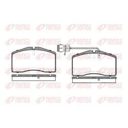 Stabdžių trinkelių rinkinys, diskinis stabdys REMSA 0448.02