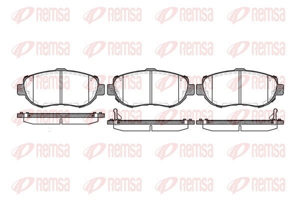 Stabdžių trinkelių rinkinys, diskinis stabdys REMSA 0456.02