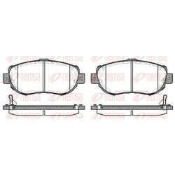 Stabdžių trinkelių rinkinys, diskinis stabdys REMSA 0456.14