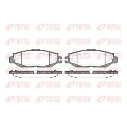 Stabdžių trinkelių rinkinys, diskinis stabdys REMSA 0457.00