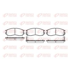 Stabdžių trinkelių rinkinys, diskinis stabdys REMSA 0460.02