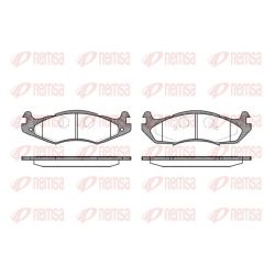 Stabdžių trinkelių rinkinys, diskinis stabdys REMSA 0463.00